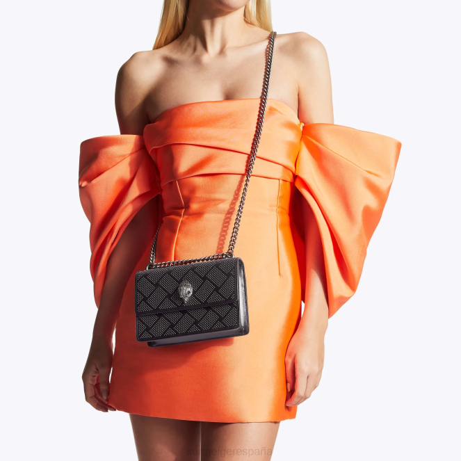 Kurt Geiger mujer bandolera pequeña london shoreditch 2LPR125 | bolsas negro otro